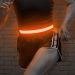 running led riem oranje